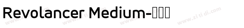 Revolancer Medium字体转换